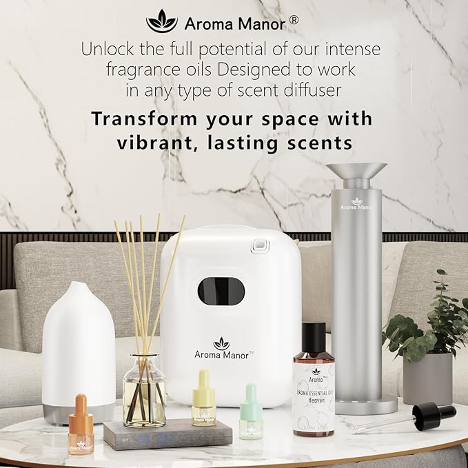 Hotel Scent Diffuser Oil - Paris Girl - Aroma Essential Oil Blends for Aromatherapy Diffuser Machine, Cedarwood, Elevate Large Room with Air Fresheners - 5.3fl oz