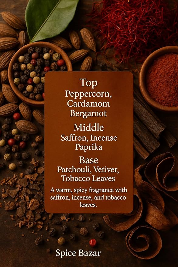 Spice Bazar Gift Paradise 7 oz Soy Wax Candle with Wood Wick and Premium Wooden Gift Box – Handcrafted Vegan Candle, Non-Toxic, Exotic Spiced Aroma with Cinnamon, Clove & Cardamom for Home & Gifting