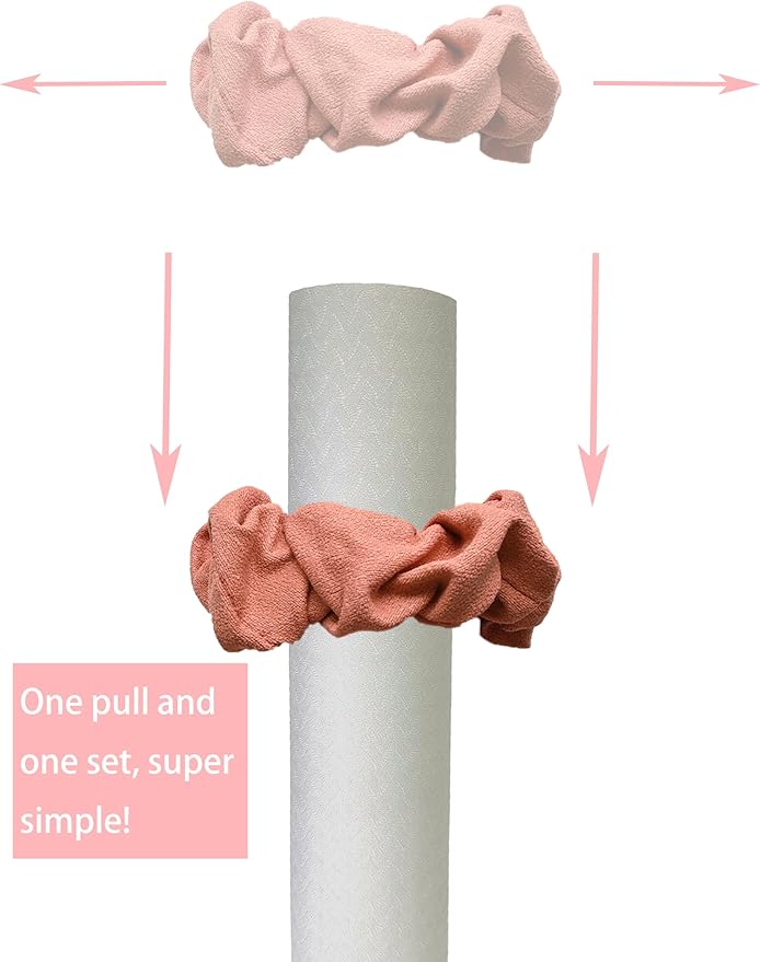 Zawuodar Yoga Mat Scrunchie - Yoga Mat Strap Band - Fits All Standard Yoga Mats (Not Suitable for Overly Thick Mats)