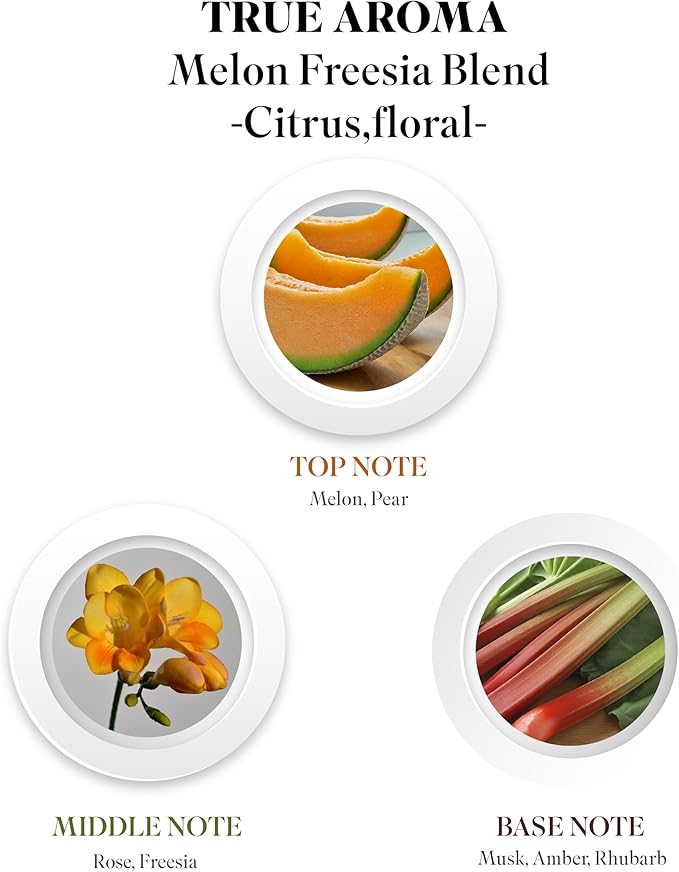 Melon Freesia Essential Oil | Melon Freesia Essential Oils for Aroma Diffusers | Freesia Essential Oil for Diffuser | Aromatherapy Essential Oils | Essential Oil Blends - 60 ML