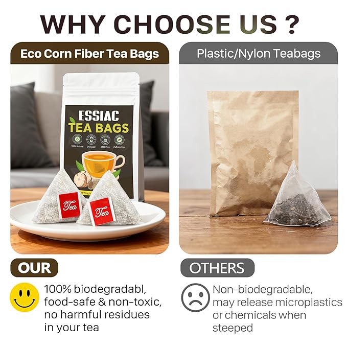 EssiacTea Bags, 30 Count Wellness Blend Herbal Tea for Cleansing, 100% Natural Ingredients, Caffeine Free, No Additives, Non-GMO (1 Bag (30PCS))