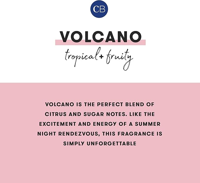 Capri Blue Volcano Scented Candles - Luxury Glass Jar Candles for Home Scented with Tropical Fruit & Sugared Citrus - Soy Wax Blend - Capri Blue Volcano - Aqua Color (19 oz)