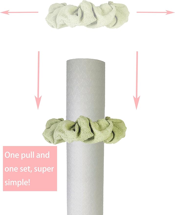 Zawuodar Yoga Mat Scrunchie - Yoga Mat Strap Band - Fits All Standard Yoga Mats (Not Suitable for Overly Thick Mats)