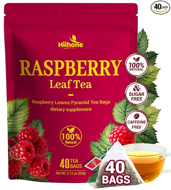 Raspberry Leaf Herbal Tea - 40 Teabags,Raspberry