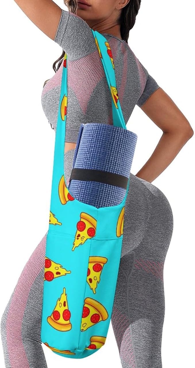Meaudiwes Stylish Yoga Mat Bags Sports Yoga Totes Fits Most Size Mats Exercise Mat Carrier Storage Bag Yoga Gifts for Women