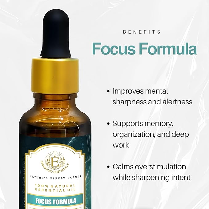Essential Oil Blend for Respiratory Comfort by Enhanced Essentials – Slow-Distilled Eucalyptus, Peppermint & Tea Tree Oils for Breathing & Sinus Relief| Use in Diffuser,Steam & Shower|1 fl oz (30 ml)