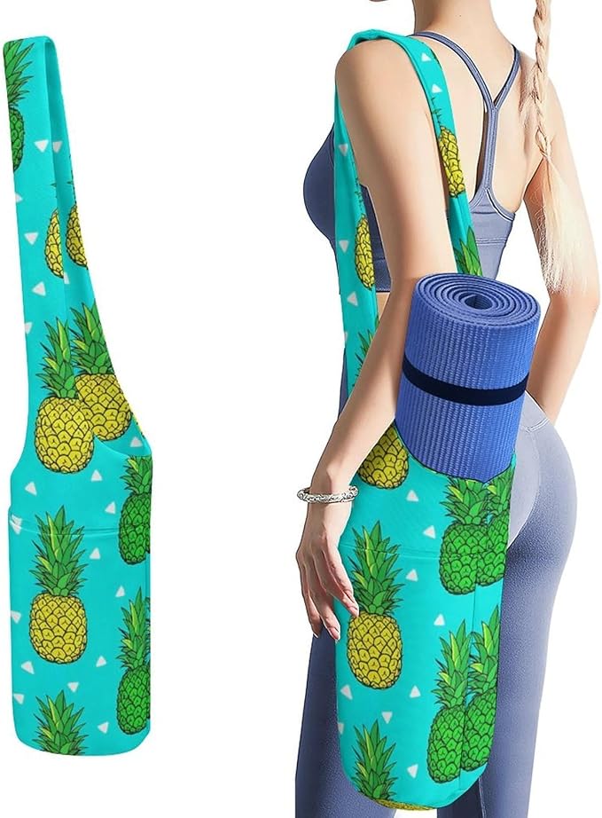 Meaudiwes Large Size Yoga Mat Bag with Long Strap, Yoga Mats Carrier Storage Bag, Exercise Mat Holder Accessories
