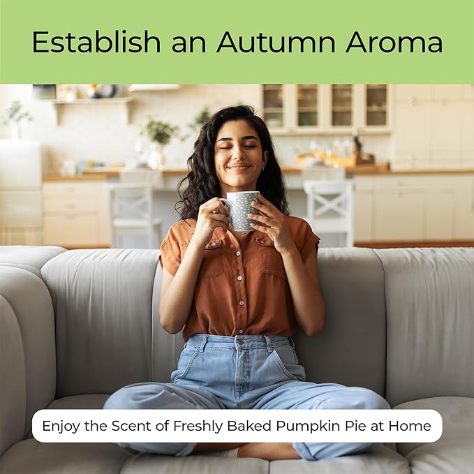 Good Essential Professional Pumpkin Pie Fragrance Oil 10 ml for Halloween, Candles, Soaps, Lotions, Perfume 0.33 fl oz - Pumpkin Scent for Candles & Diffusers