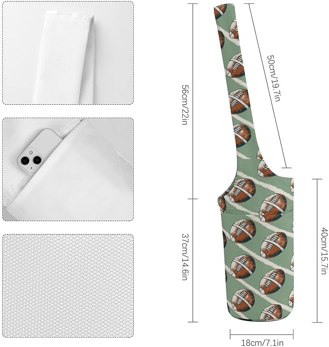 KKdskkds Fantasy Evil EyesYoga Mat Bag Large Opening Long Tote Yoga Mat with Pocket Fit Most Size Mats