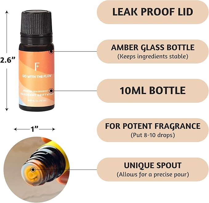 Folkulture Beach Please Essential Oils Set of 6 | Fresh & Tropical Home Fragrance Oils for Diffusers | Premium Aromatherapy Gift Set for Relaxation, Mood & Daily Wellness | Coconut, Grapefruit
