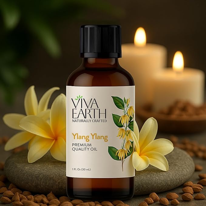 Ylang Ylang Essential Oil – Premium Quality Oil for Diffusers, Aromatherapy, Massage, DIY Aromatic Blends, Soap & Candle Making – with Dropper, 1 Fl Oz