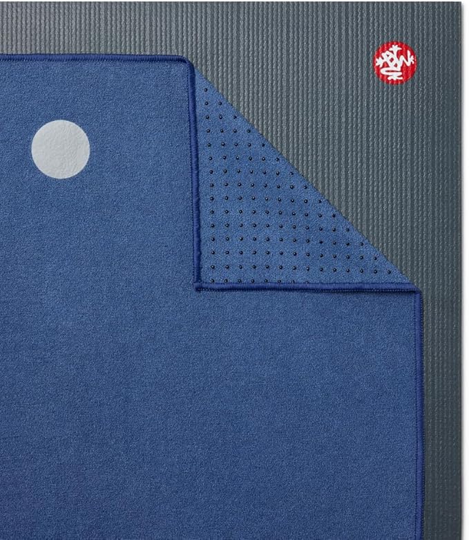Manduka Yogitoes Hot Yoga Mat Towel - 71" | Moisture Activated Grip | Patented Silicone Nubs | Highly Absorbent, Durable & Easy Care | Made from Recycled Materials | 71 x 24 Inches
