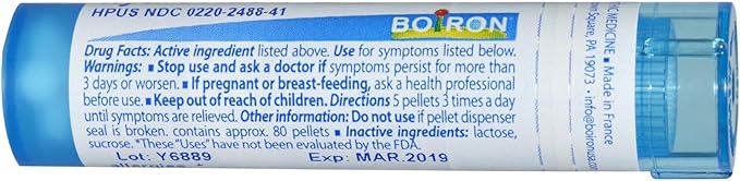 Boiron Histaminum Hydrochloricum 30, 80 Pellets, Homeopathic Medicine for Allergy Relief
