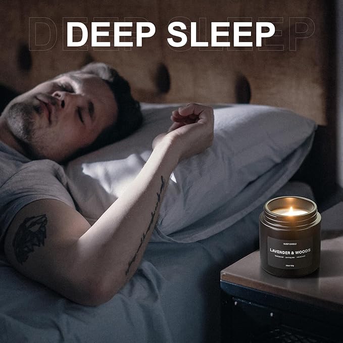 BOYUJK Candles for Home - Scented Candle Set for Stress Relief and Sleep, Birthday Gifts for Men