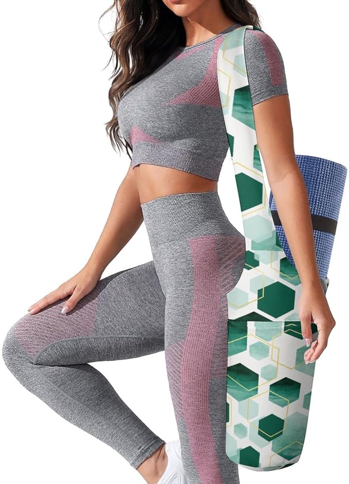 KKdskkds Fantasy Evil EyesYoga Mat Bag Large Opening Long Tote Yoga Mat with Pocket Fit Most Size Mats