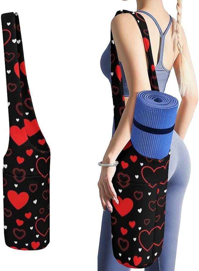 Meaudiwes Stylish Yoga Mat Bags Sports Yoga Totes Fits Most Size Mats Exercise Mat Carrier Storage Bag Yoga Gifts for Women