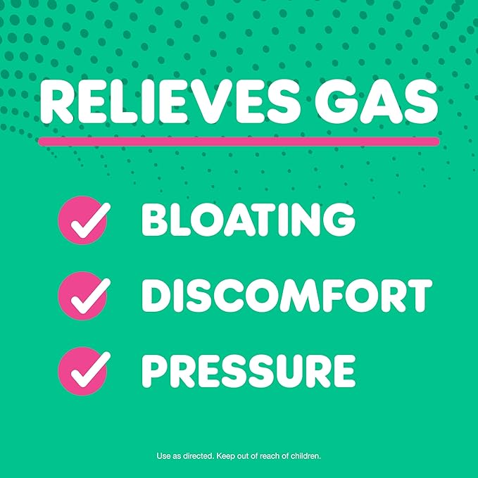 Pepto Gas + Bloating, Simethicone 250 mg Softgels, 50 Count, Gas Relief for Adults, Anti Gas and Bloating, Gas Relief Maximum Strength