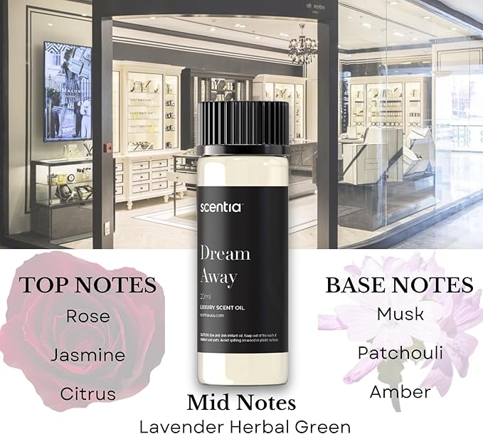Perfume-Inspired Essential Oil Set – 3×20 ml Diffuser Oils with Floral & Woody Notes | Designer Fragrance Blends for Home, Spa & Aromatherapy - Thanksgiving & Holiday Gift