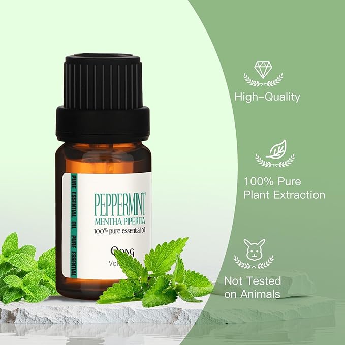 Peppermint Essential Oil Blend, Mint Oil, Essential Oils Organic, Hair Growth & Scalp Care, Essential Oils for Diffusers for Home 10ML