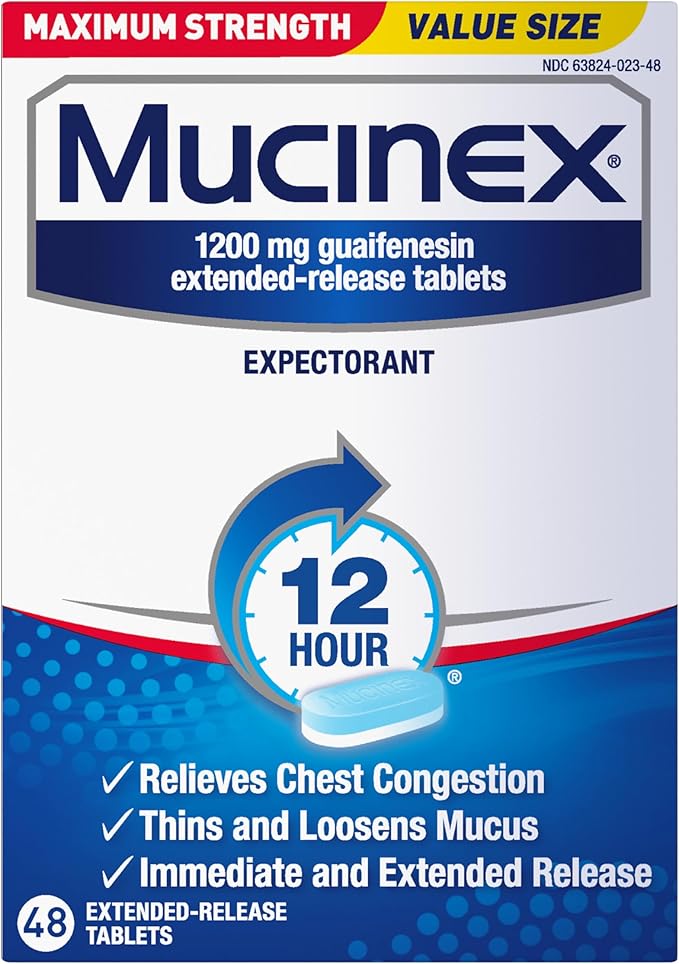 Mucinex Max Strength SE Tablets, 48-Count