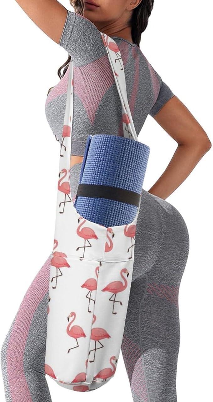 Meaudiwes Large Yoga Mat Bag Fit Most Size for Ladies Yoga Mats Carrier Bags Multi-Functional Exercise Mat Holder Storage Bag