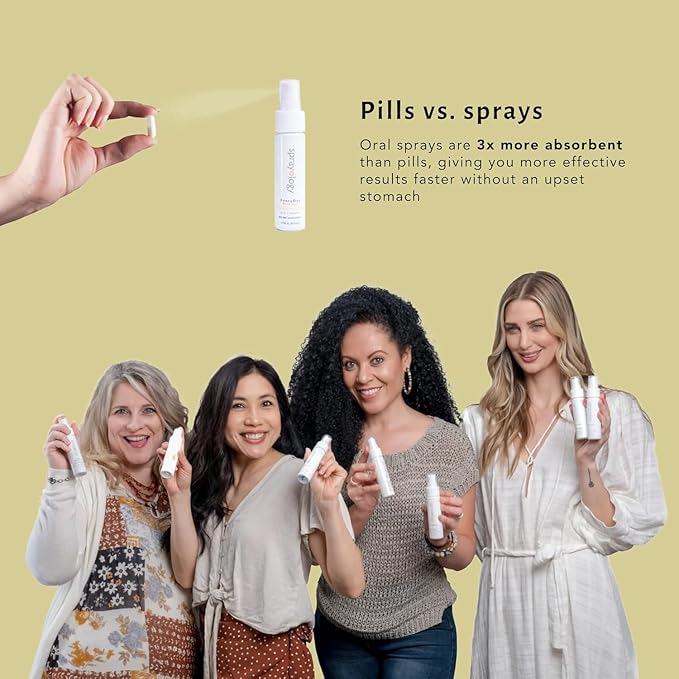 Sprayology StressRelief Homeopathic Oral Spray, Natural Stress & Worry Support, Fast-Acting Mood & Irritability Relief, Vegan, Gluten-Free, Lactose-Free, 30-Day Supply (1.38 fl oz)