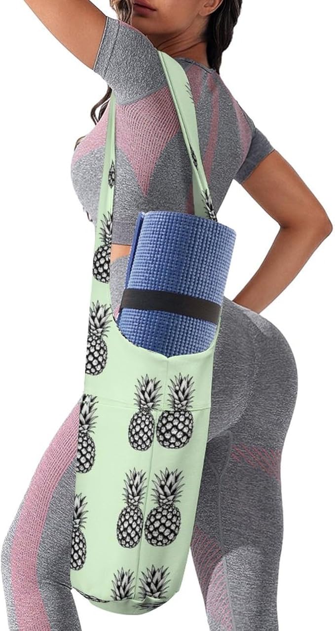 Meaudiwes Large Yoga Mat Bag Fit Most Size for Ladies Yoga Mats Carrier Bags Multi-Functional Exercise Mat Holder Storage Bag