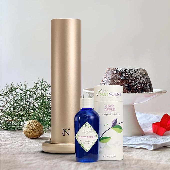 Cozy Apple Essential Oils for Diffusers for Home, Nature-derived Fall Essential Oils, Long-Lasting & Family-Friendly Diffuser Oils Scents, IFRA Certified, Cold Air & Ultrasonic - 4 oz