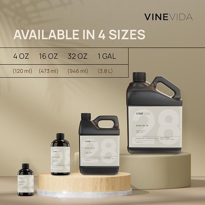 VINEVIDA (128oz) Hotel Fragrance Collection Diffuser Oil - Home Scents Inspired by Ritz Carlton - Cold Air Essential Oil No.1001