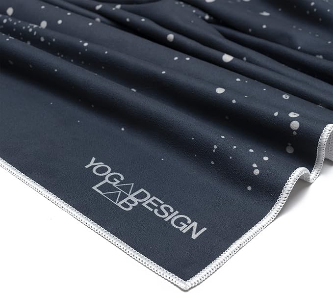 yogadesignlab | The HOT Yoga Towel | Premium Non Slip Colorful Towel | Designed in Bali | Eco Printed + Quick Dry + Mat Sized | Ideal for Hot Yoga, Bikram, Ashtanga, Sport, Travel! (Celestial)