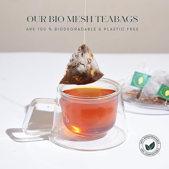 Luxmi Estates - Moringa Mint Tea Loose Leaf - 50g (25 cups) | Organic Moringa and Mint | Great for Digestion and Detox