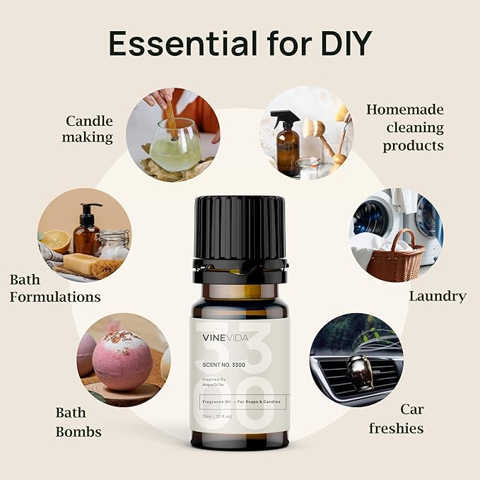 VINEVIDA [0.33oz] Scent No.1409 Inspired by Nest Fragrance Oil for Candle Making and Soap Making - Premium Candle Scents for Soy Candles