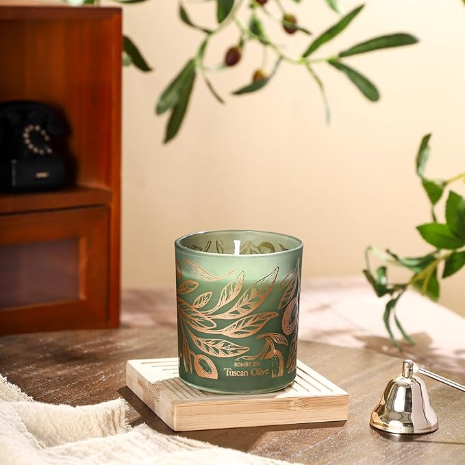 ROMIIE ZOI Scented Candle - Tuscan Olive- 6oz Aromatherapy Soy Wax Jar Candle for Home, Gifts for Women - 170g