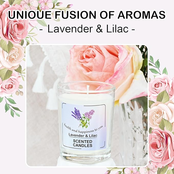 Scented Candle Gift Set Home Decor Soy Candles for Bath and Body Works, 3 Votive Candles for Women and Men Birthday, Valentine, Christmas, Anniversary Aromatherapy Gifts
