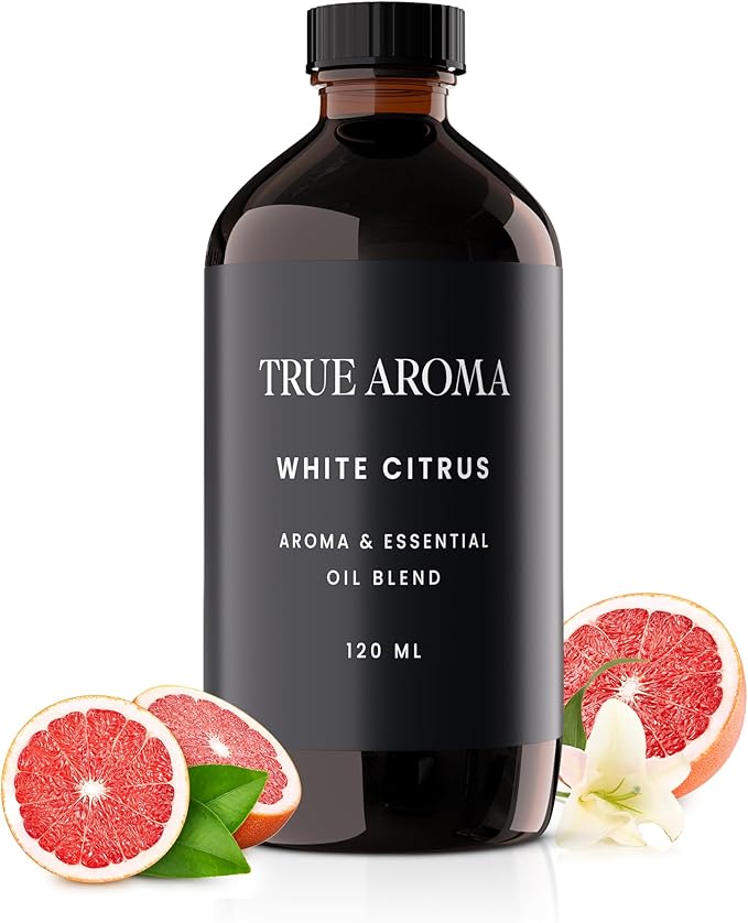White Citrus Essential Oil | White Citrus Essential Oils for Aroma Diffusers | 100% Natural White Citrus for Diffuser| Pure Aromatherapy Essential Oils | Essential Oil Blends - 120 ML