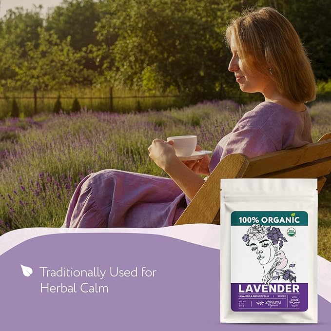 Culinary Lavender Flowers Organic - Dried Food Grade Lavender for Drinks, Cooking & Baking - Edible & Aromatic – Té de Lavanda Natural