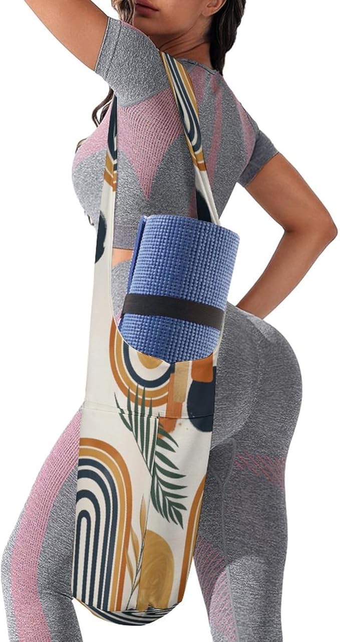 KKdskkds Fantasy Evil EyesYoga Mat Bag Large Opening Long Tote Yoga Mat with Pocket Fit Most Size Mats