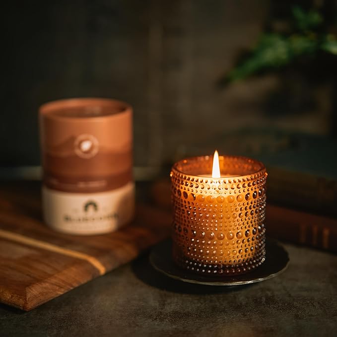 Bluecorn Aromática Scented Candle, La Mesa Fragrance with Desert Sage, Citrus & Warm Amber, Vegan Coconut Wax Candle, Long Lasting Candle for Home Decor, Gifts for Women & Men, American Made 11 Oz Jar