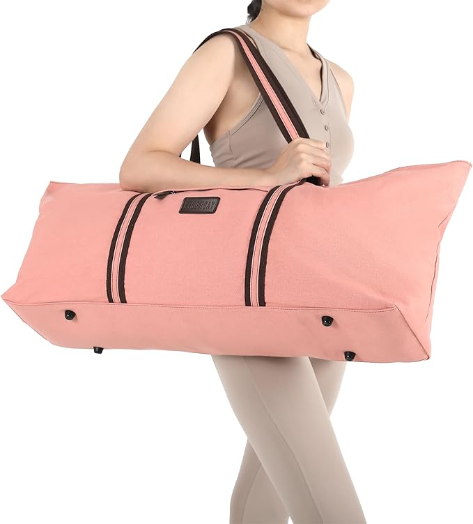 RXHOSIGAY with Multi-Functional Storage Pockets Full-Zip Extra Large Yoga Mat Tote Bag Sports Gym Pilates Bag