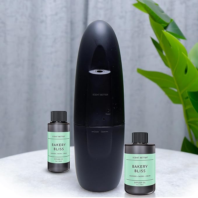 Scent Better Bakery Bliss Aroma Essential Oil Blend: an Aromatherapy Blend of Almond, Cherries, and a hint of Pistachio with for Ultrasonic Diffusers & Nebulizers (2 Fl Oz, 60 mL)