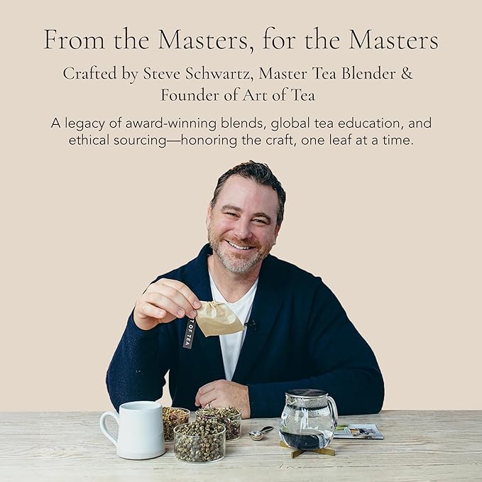 Art of Tea | Organic Earl Grey Crème Tea| 50 Eco Friendly Assorted Tea Bags