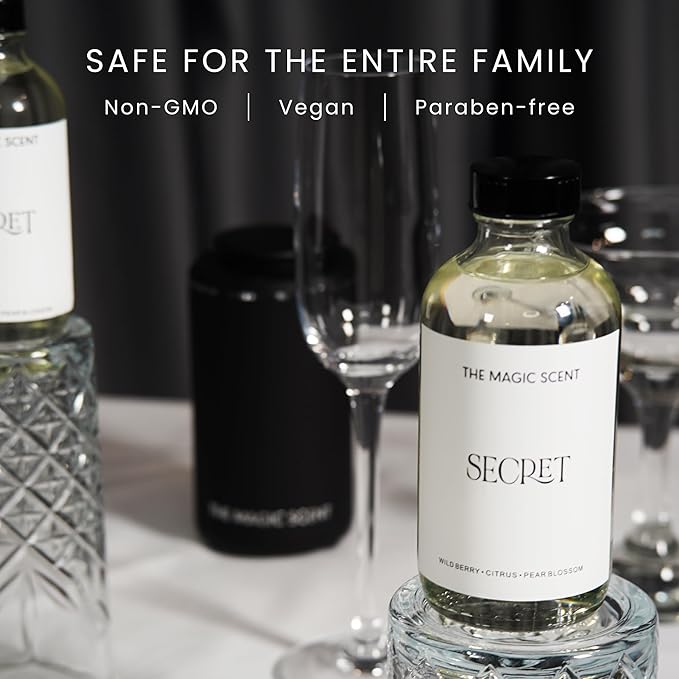 The Magic Scent Secret Diffuser Oil - Hotel & Home Luxury Scents - Diffuser Oil Scents for Home Designed for Use in All Diffusers - 16.5 fl oz, 500 mL