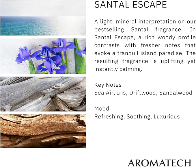 AromaTech The Aromatic Citrus Set | Gift Set of Aroma Diffuser Essential Oils Blend of The Hotel, Amalfi Revelry, Bergamot Orange and Santal Escape - 60 Milliliter