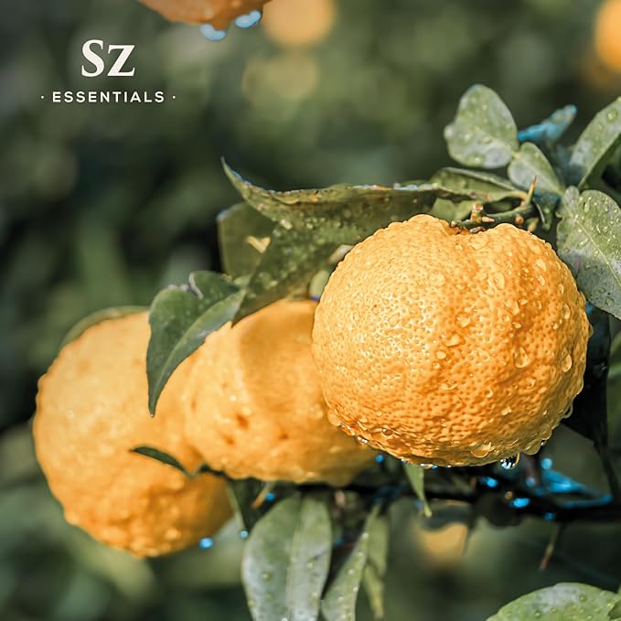 Yuzu Essential Oil - Japan - 100% Pure and Natural, Undiluted - Promotes Natural Solution for Relaxation with Soothing, Fresh and Citrusy Aroma - 0.17 fl oz (5ml)