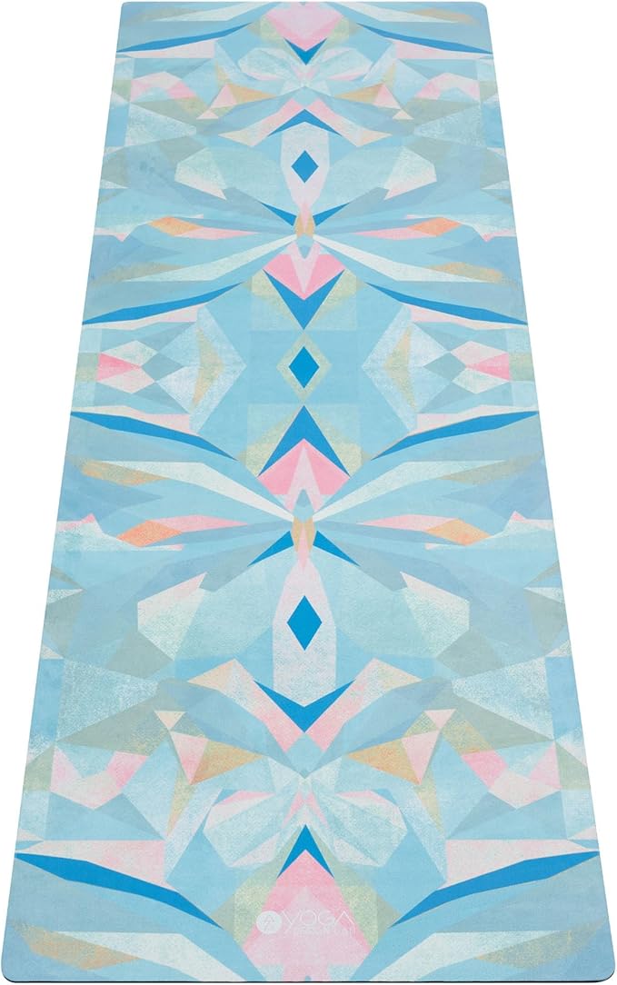 YOGA DESIGN LAB | The Combo Yoga Mat | Eco Luxury | Ideal for Hot Yoga, Power, Bikram, Ashtanga, Sweat | Studio Quality | Includes Carrying Strap!