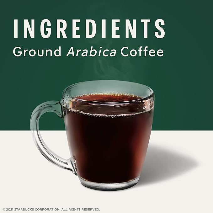 Starbucks K-Cup Coffee Pods, Medium Roast Hot or Iced Coffee, Breakfast Blend, 60 Keurig Pods