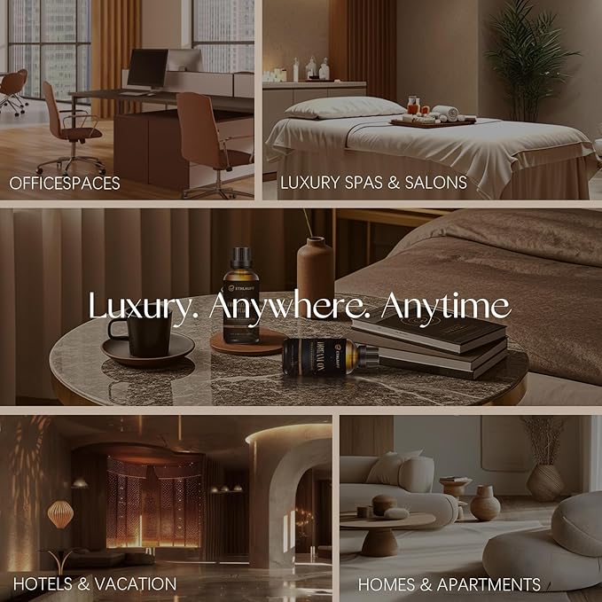 Hotel Diffuser Oil Inspired by The Baccarat Hotel Scent, Luxury Essential Oil for Waterless Diffuser, Crafting Soap & Candle Making Scents 100 ml 3.38 Fl Oz
