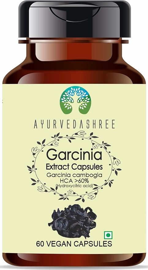 Garcinia Extract 500mg - 60 Vegetarian Capsules|Garcinia Cambogia| All Natural | 100% Vegan | Gluten-Free.