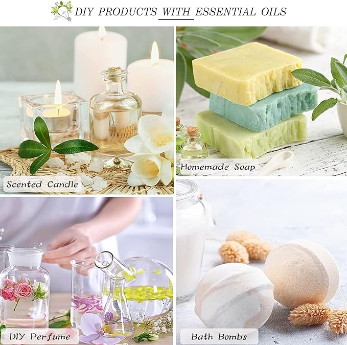 PHATOIL 3.38FL.OZ Coconut Fragrance Oils for Aromatherapy, Essential Oils for Diffusers for Home, Perfect for Diffuser, Yoga, Skin Care, DIY Candle and Soap Making - 100ml