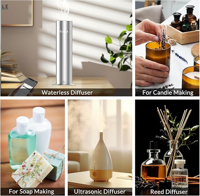 Hotel Luxury Essential Oil Set (3x20mL) – Scent Aromatherapy Oils for Diffusers – My Way, Diamond, Hope Scents –Idea for Home, Car, Hotel & Office – Long-Lasting Fragrance